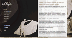 Desktop Screenshot of dancefactory.ch